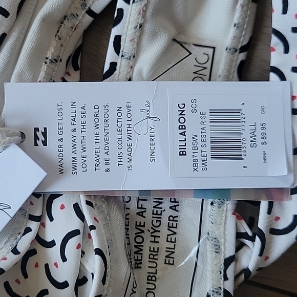 NWT BILLABONG Sweet Siesta Rise - High Waist Bikini Bottom size S - Picture 6 of 6